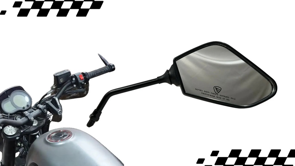 Espejo Retrovisor Moto Italika DM150 RT200  1 PAR
