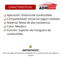 ABRAZADERA MANGUERA GASOLINA Pieza