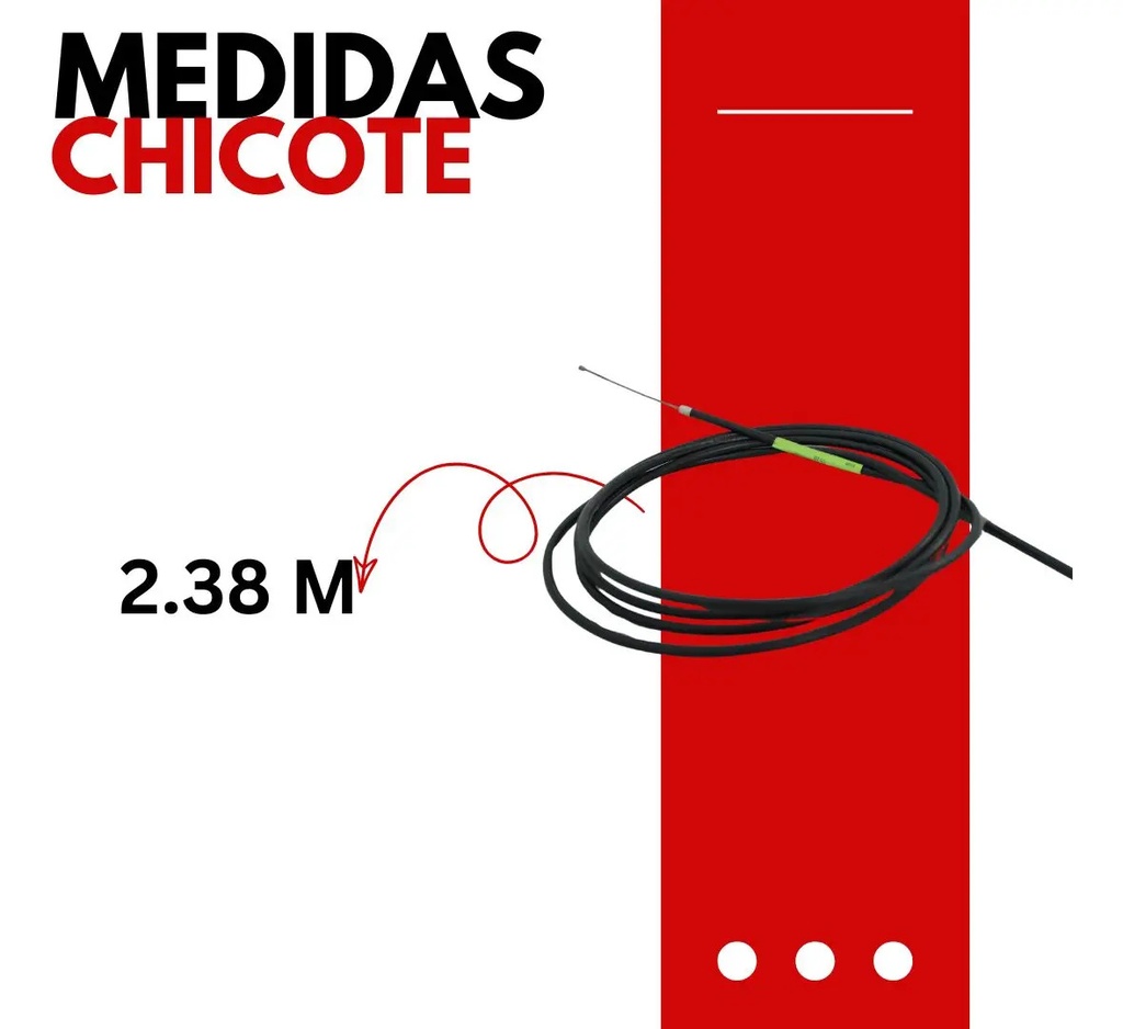 CHICOTE ACELERADOR PARA MOTO CARRO 175 228