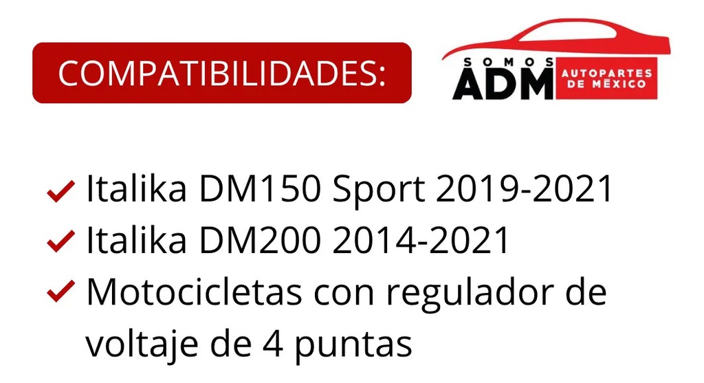 REGULADOR 4 PUNTAS DM150 SPORT 19-21,DM200 14-21