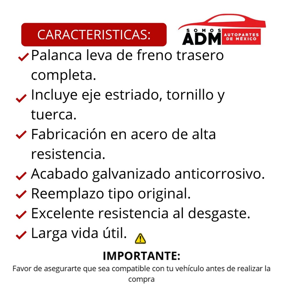 PALANCA LEVA FRENO COMPLETA FT150-FT125