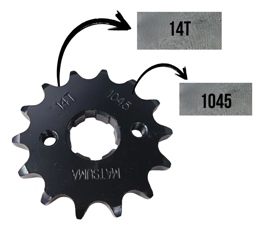 KIT ENGRANE C/CADENA 41T/14T 150Z,150SZ