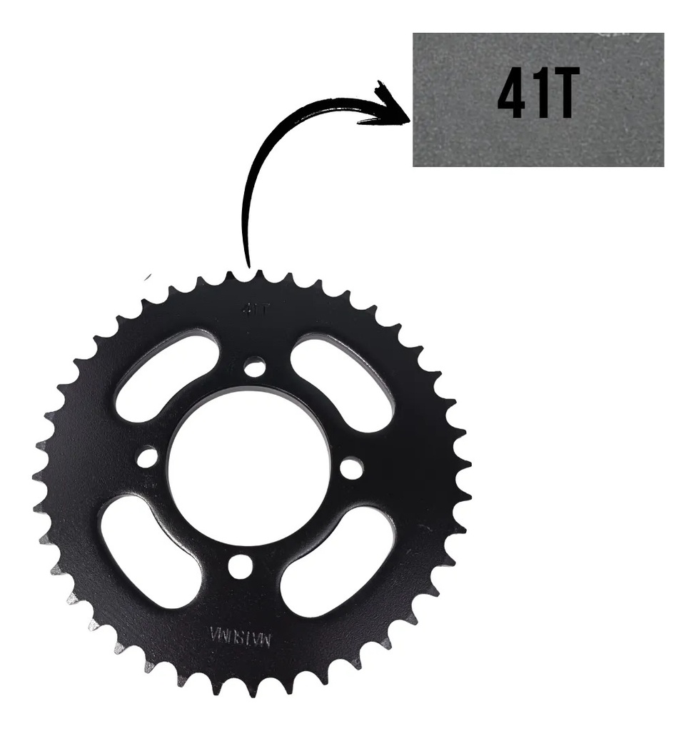KIT ENGRANE C/CADENA 41T/14T 150Z,150SZ