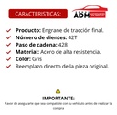 ENGRANE TRACCION FINAL 42T DT200 SPORT, FT180, FT2