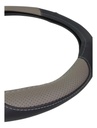 CUBRE VOLANTE VINIL NEGRO/COSTURA GRIS M