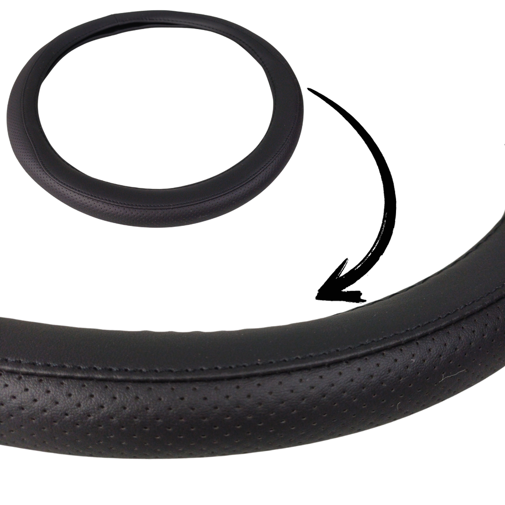 CUBRE VOLANTE VINIL NEGRO