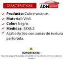 CUBRE VOLANTE VINIL NEGRO