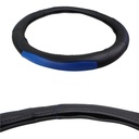 CUBRE VOLANTE VINIL NEGRO/AZUL