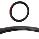 CUBRE VOLANTE VINIL NEGRO/ROJO