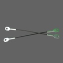 CABLES DE TAPA NS D21 94-08  1JUEGO (2PZ) 37 CM