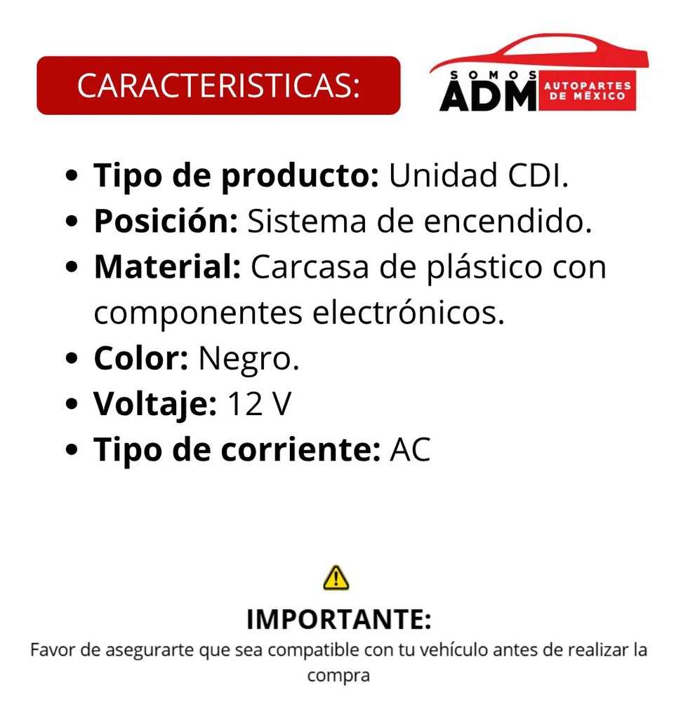 UNIDAD CDI ITALIKA EX200,RT200