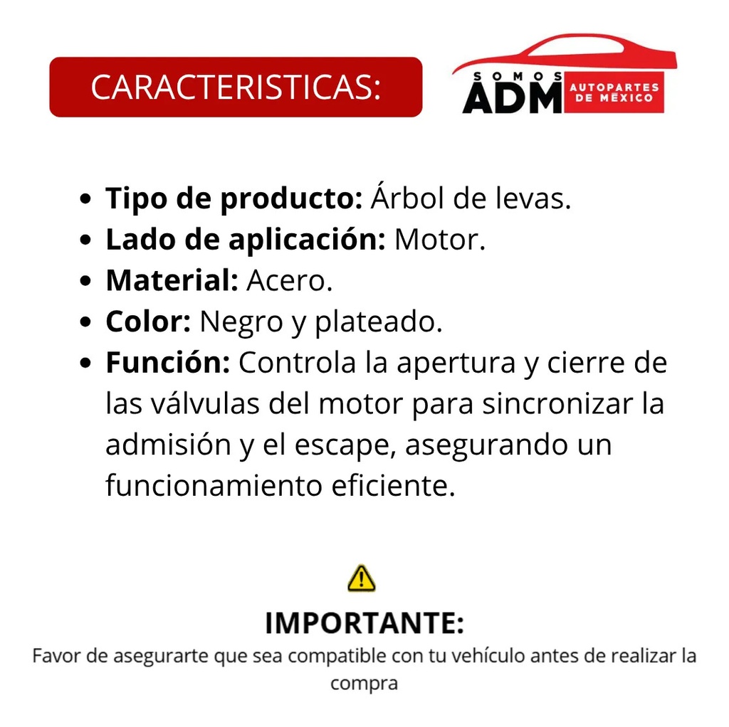 ARBOL LEVAS 250Z,250Z NEGRA