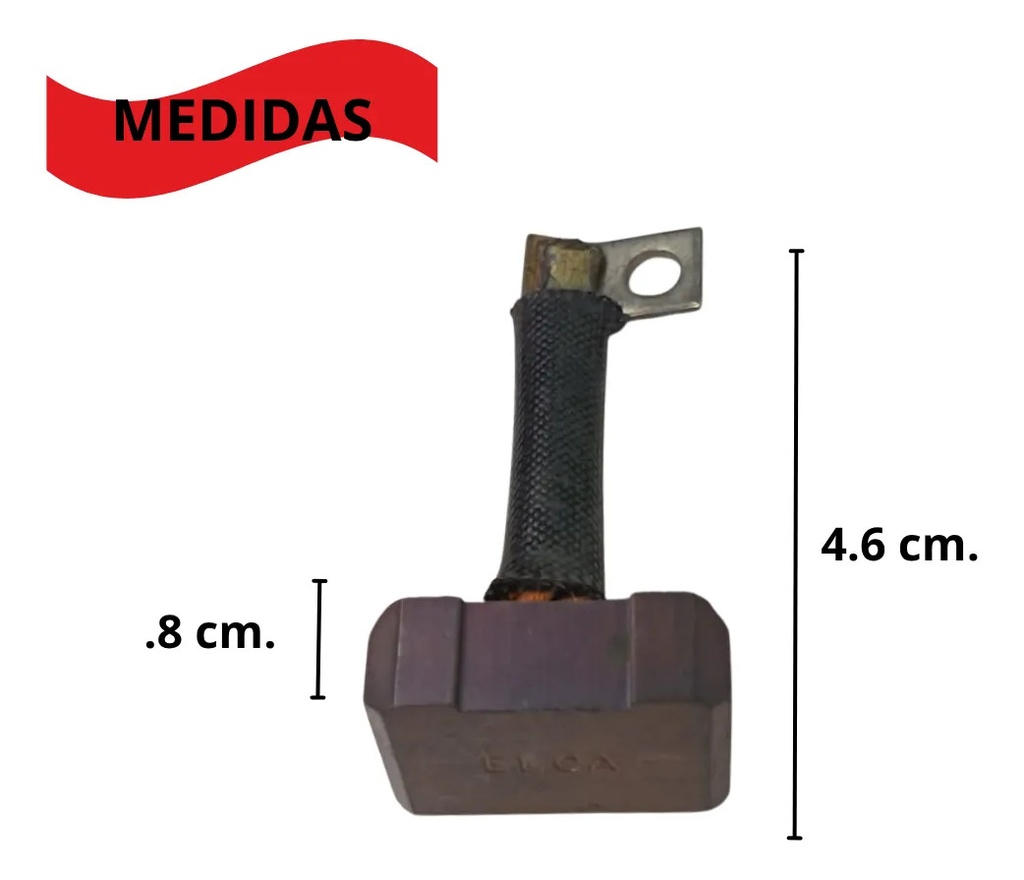 CARBON MARCHA DELCO 28MT (+) 2.6x4.6cm