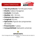 TORNILLO CROMADO P/MOTOR M6*50 =ENTOR-4701-0012