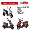 ANILLOS PISTON MOTONETA GY6-150 150CC ESTANDAR JGO