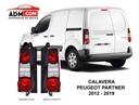 Calavera Peugeot Partner 2012 2013 2014 2015 2016 2017 2018