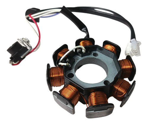 ESTATOR 8 BOBINAS YAMAHA YBR125 CORRIENTE CONTINUA