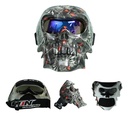 GOGGLES PARA MOTO "MÁSCARA CALAVERA" IRON RACING CON DISEÑO TERROR