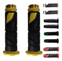 JUEGO DE PUÑOS PARA MOTO UNIVERSAL GOMA SUAVE  AMARILLO