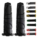 JUEGO DE PUÑOS PARA MOTO UNIVERSAL GOMA SUAVE NEGRO