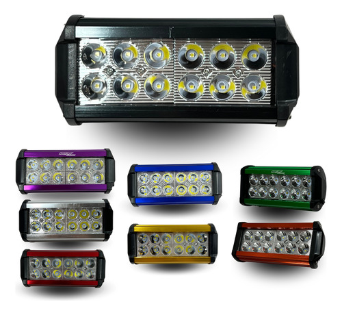 [ENFOB-3216-1824] FARO AUXILIAR HYPERLED ESTROBO IR-1820 8-80V 36W 2400LM NEGRO