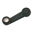 MANIJA DE ELEVAR MZ B1800 82-85/626 82-87  PERILLA NEGRA/ALUMINIO PLASTICO NEGRO HUSHAN    