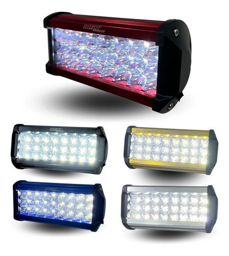 FARO AUXILIAR HYPERLED 72W 7000K 4800LM ROJO IR-1860