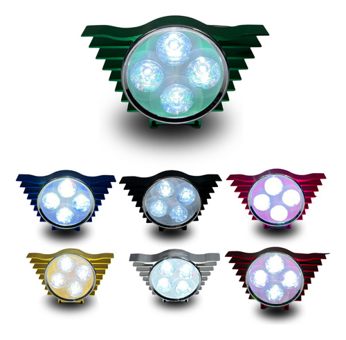 [ENFOB-3216-0908] FARO AUXILIAR HYPERLED VERDE 8-80V 4W 200LM