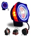 FARO MOTO HYPER-LED CON OJO ANGEL AZUL IR-A03 12-80V 20W