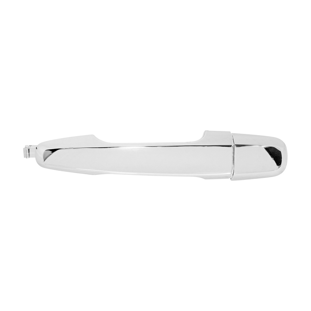 MANIJA EXTERIOR MT L200 16-19  SIN HOYO PARA LLAVE CROMADA PLASTICO HUSHAN Derecho Delantera  