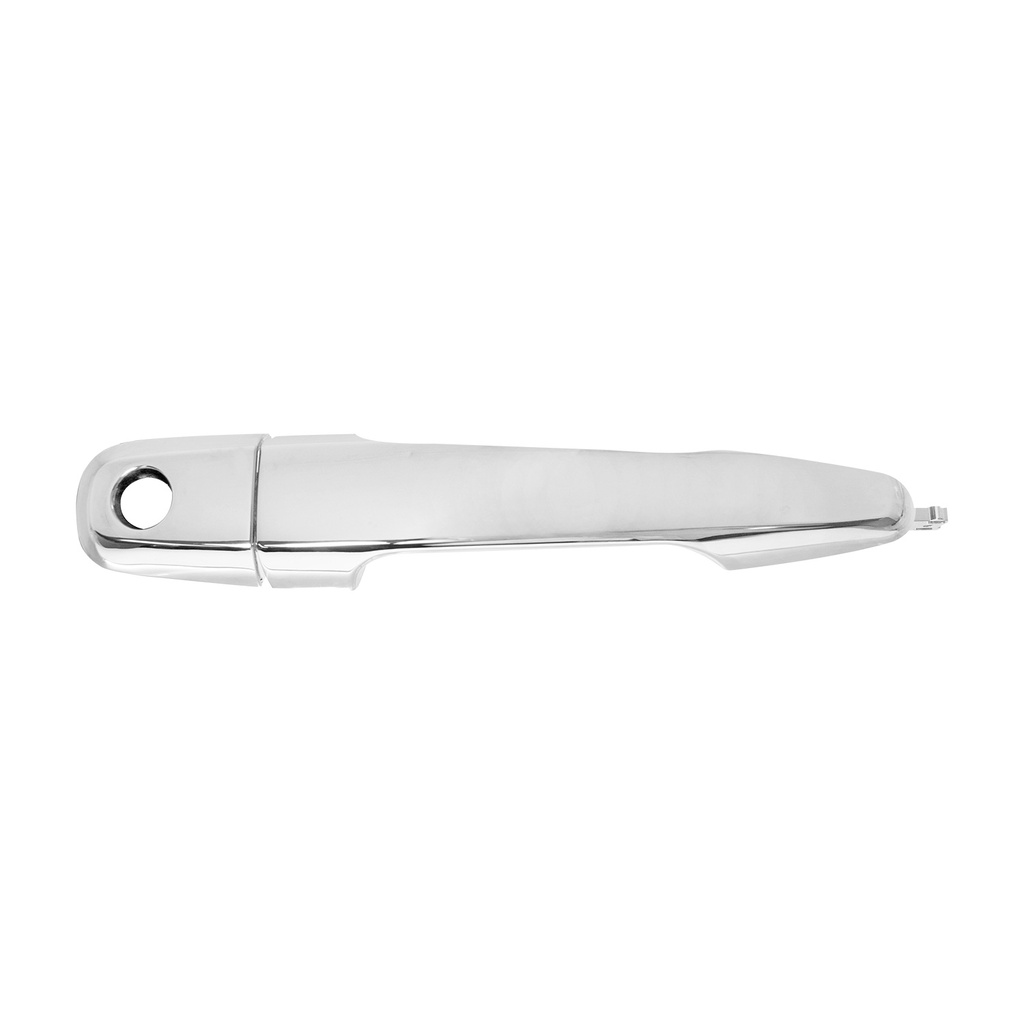 MANIJA EXTERIOR MT L200 16-19  CON HOYO PARA LLAVE CROMADA PLASTICO HUSHAN Izquierdo Delantera  