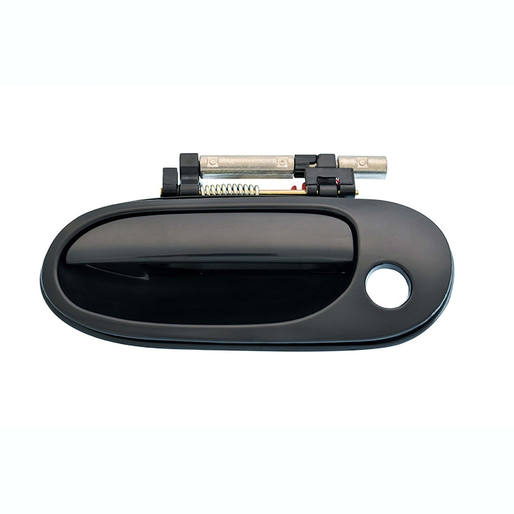 MANIJA EXTERIOR NS ALMERA 00-06  CON HOYO PARA LLAVE LISA PARA PINTAR NEGRA PLASTICO HUSHAN Izquierdo Delantera  
