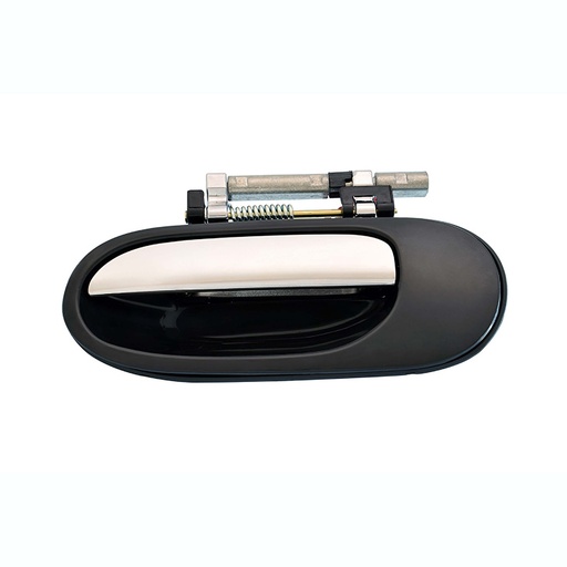 MANIJA EXTERIOR NS ALMERA 00-06  LISA PARA PINTAR NEGRA/CROMO PLASTICO HUSHAN Izquierdo Trasera  