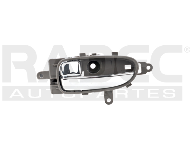 MANIJA INTERIOR NS ALTIMA 07-12/MAXIMA 09-15  GRIS/CROMO PLASTICO HUSHAN Izquierdo Delantera/Trasera  