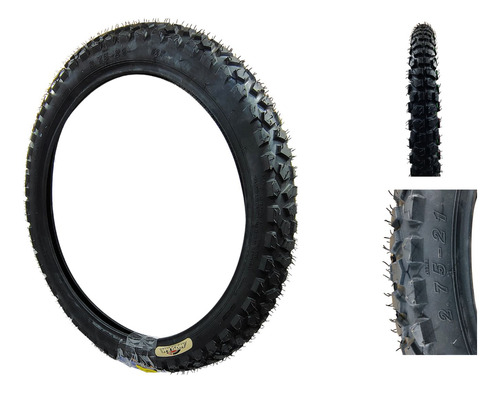 LLANTA MOTO 2.75-21 TT 6PR E059A