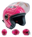 CASCO GEN ABIERTO C/VISERA ROSA M