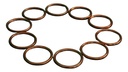 EMPAQUE ESCAPE ITALIKA FT125 PAQUETE 10 PIEZAS