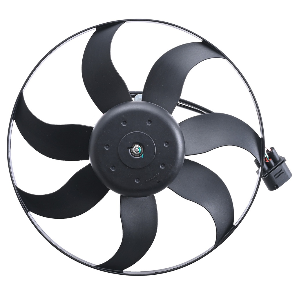 MOTOVENTILADOR VW JETTA 05-18 L4 2.0/L5 2.5L VENTILADOR GRANDE ASPAS Y MOTOR 4 PINES Y 2 TERMINALES CN