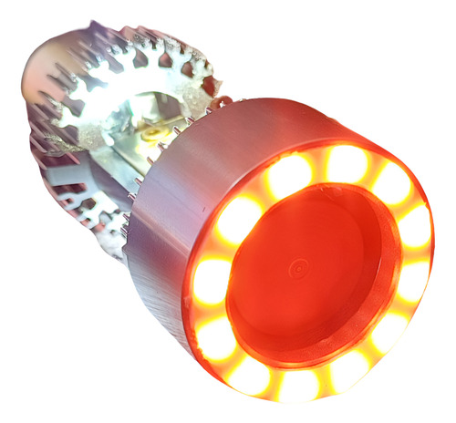 FOCO DE MOTO BRONX H4 4 LED CSP BICOLOR BLANCO/ROJO CON VENTILADOR