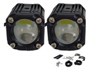 FARO MOTO 1LED 20W  BLANCO/ROJO 2 PIEZAS