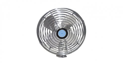 VENTILADOR ASPAS METAL 2VEL. 12V 6" USO PESADO