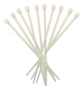 CINCHOS DE PLASTICO BLANCO 10CM X 3MM 10 PZAS