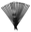 CINCHOS DE PLASTICO NEGRO 18CM X 3.5MM 50 pzas