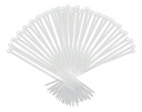 CINCHOS DE PLASTICO BLANCO 37CM X 4MM 100 PZAS
