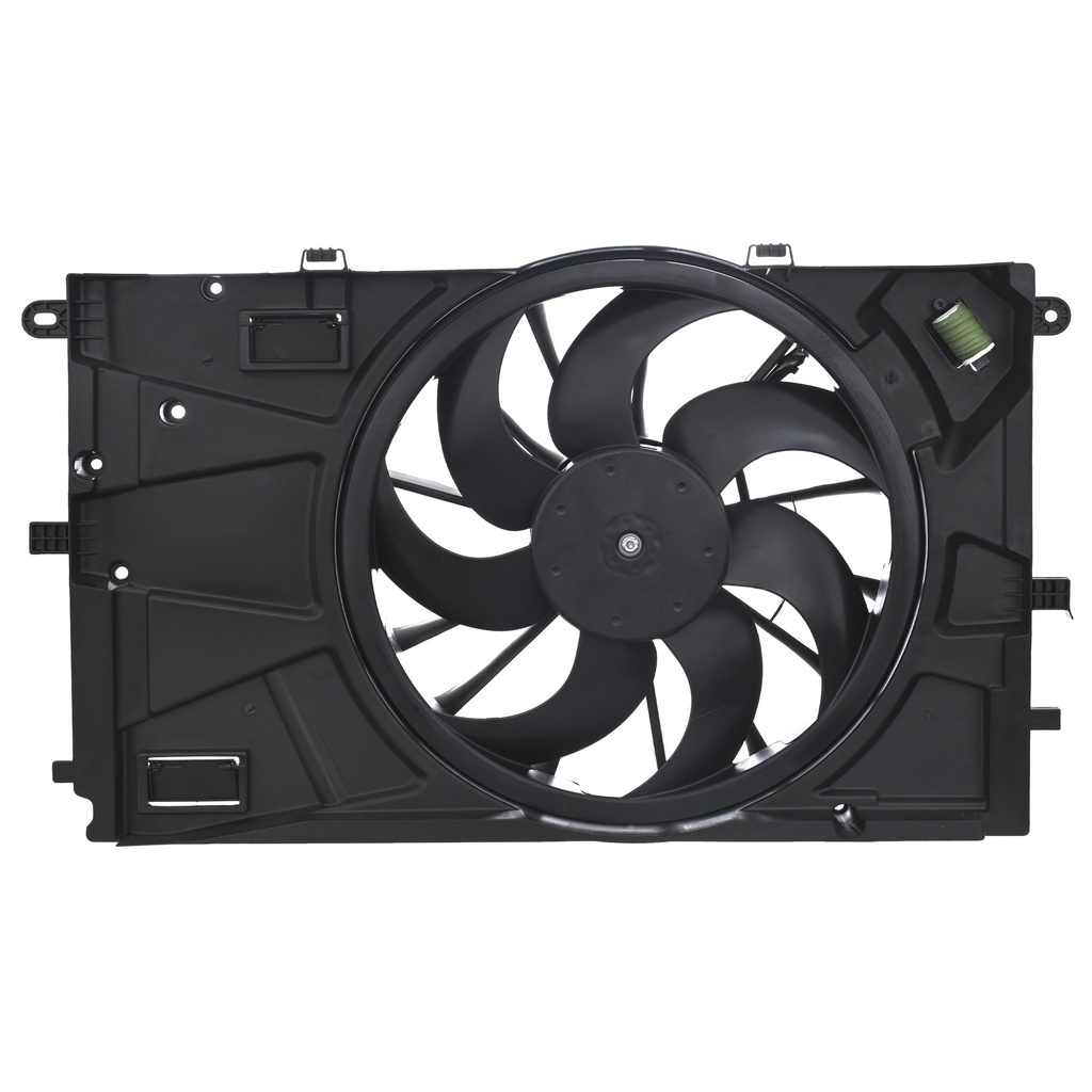 MOTOVENTILADOR CV ONIX 21-26 L3 1.0, 1.2L P/RAD C/RESISTENCIA SENCILLO COMPLETO 4 PINES KF