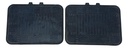 TAPETE UNIVERSAL AUTOS 2PZ CH NEGRO FLORES