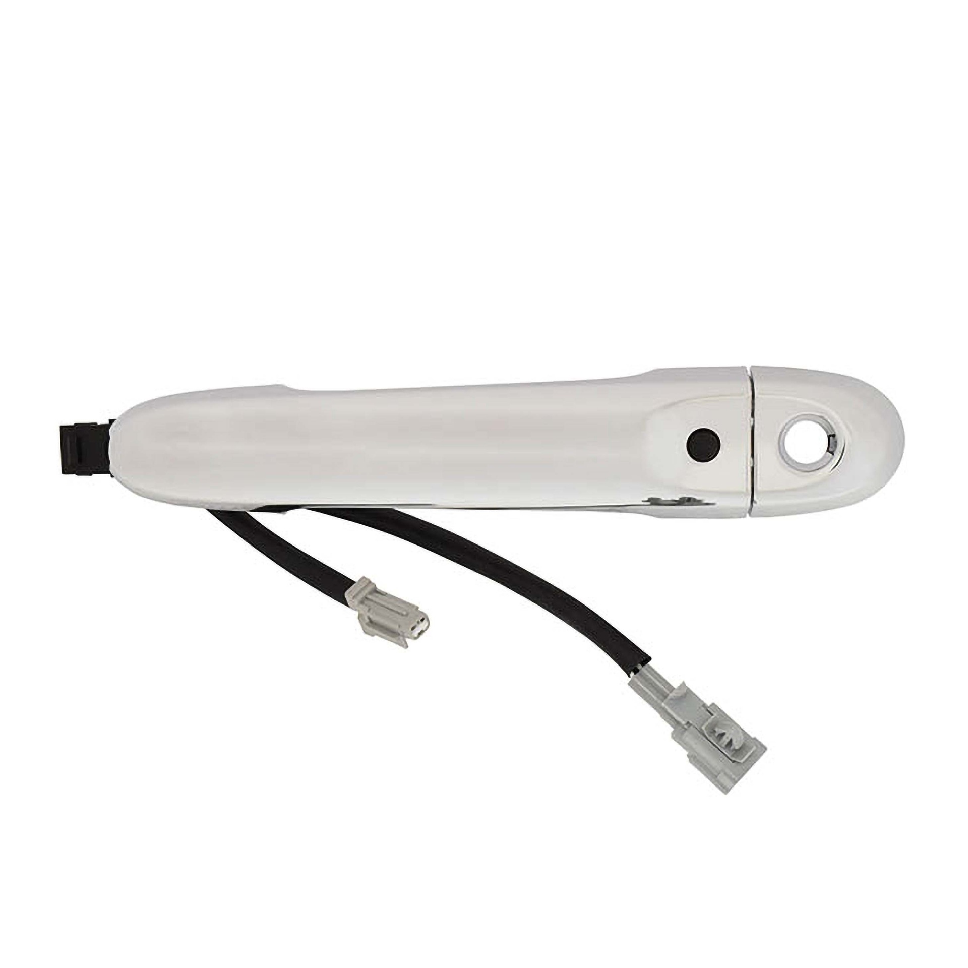 MANIJA EXTERIOR NS VERSA 12-19/MARCH 12-20/CUBE 09-14/JUKE 11-17/NOTE 14-18  CON HOYO PARA LLAVE CON SENSOR CROMADA PLASTICO HUSHAN Izquierdo Delantera  