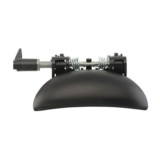 MANIJA EXTERIOR PG 206 01-09  CORRUGADA NEGRA PLASTICO HUSHAN Derecho Trasera  