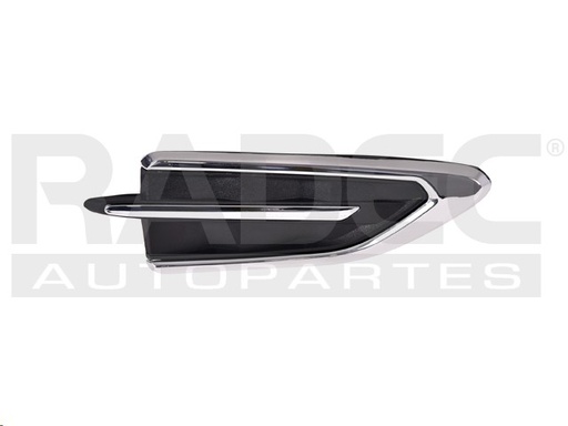 REJILLA SALPICADERA FD ESCAPE 17-19 F/CROMADO S/S PLUS/TREND/TREND ECOBOOST/TITANIUM/TITANIUM ECOBOOST L4 4 CILINDROS 2.0/2.5L 5 PUERTAS DER
