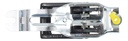 MANIJA INTERIOR TY HILUX 84-88  SIN BISEL NEGRO PLASTICO HUSHAN Derecho/Izquierdo   